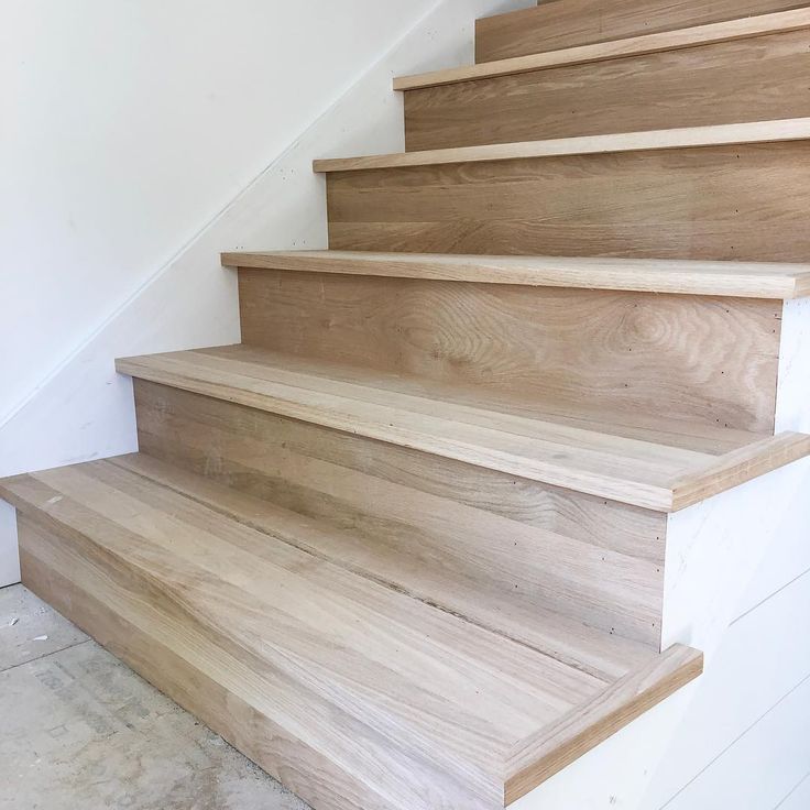 White Oak Staircase treads
