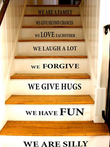 staircase lettering