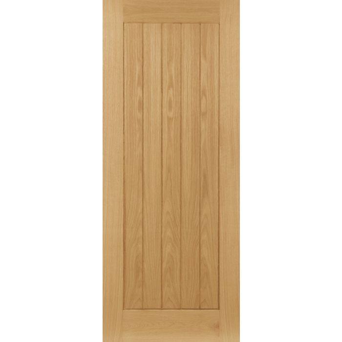 Oak veneer door fitting in Bromsgrove.
