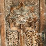Solid wooden Egyptian door