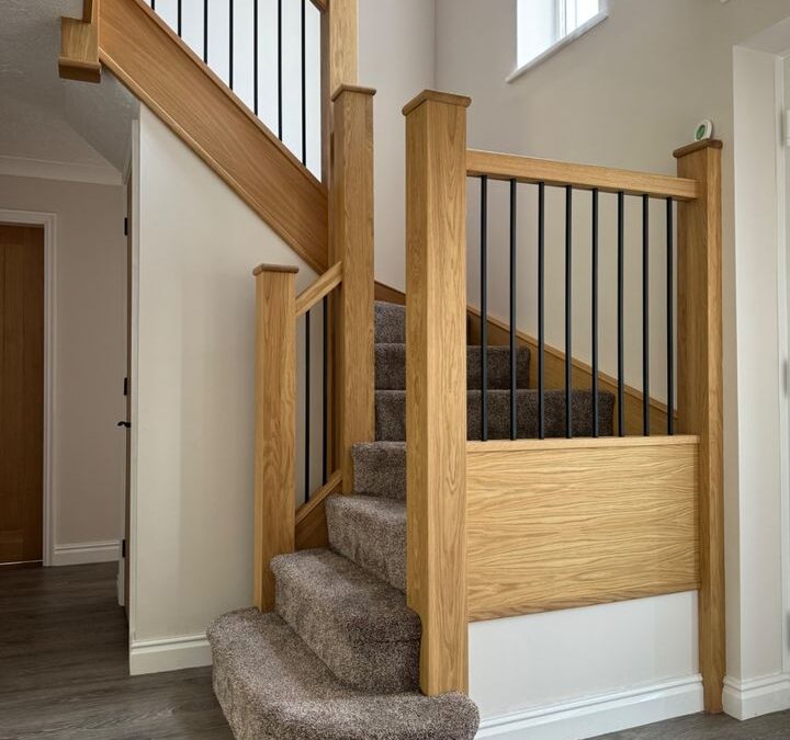 1980s Staircase Refurbishment | Droitwich, Worcestershire